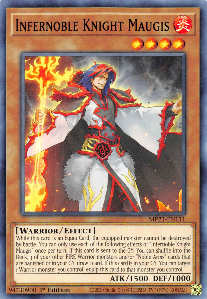 Infernoble Knight Maugis [MP21-EN111] Common - Card Brawlers | Quebec | Canada | Yu-Gi-Oh!