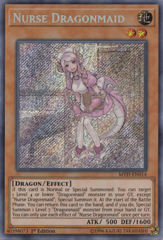 Nurse Dragonmaid [MYFI-EN014] Secret Rare - Card Brawlers | Quebec | Canada | Yu-Gi-Oh!