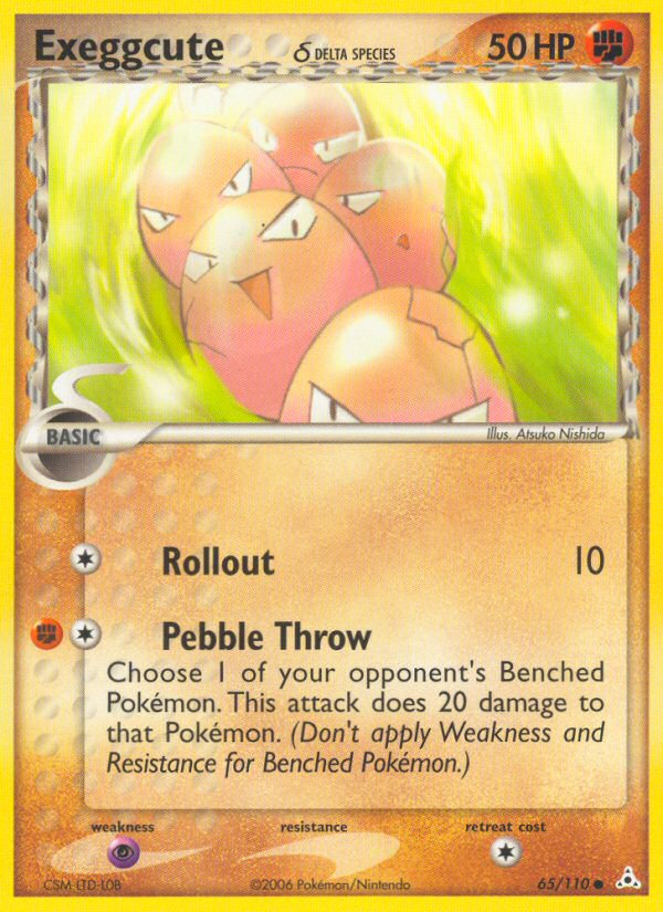 Exeggcute (65/110) (Delta Species) [EX: Holon Phantoms] - Card Brawlers | Quebec | Canada | Yu-Gi-Oh!