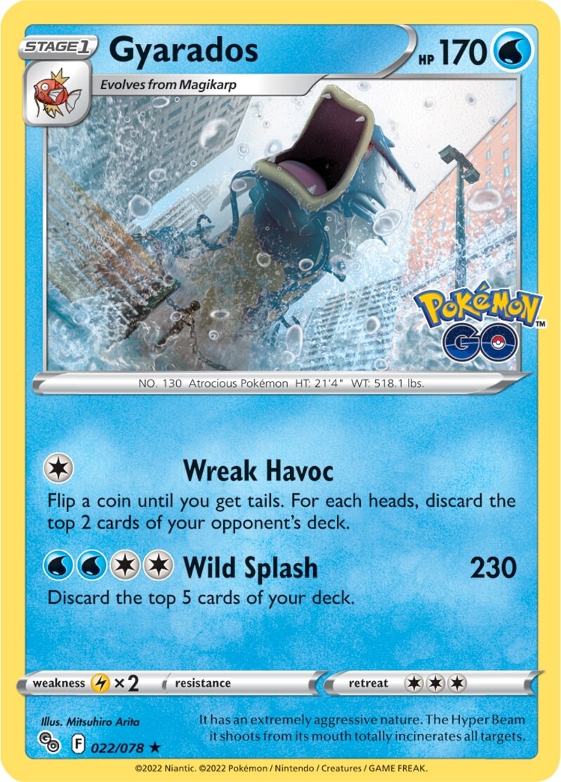 Gyarados (022/078) [Pokémon GO] - Card Brawlers | Quebec | Canada | Yu-Gi-Oh!