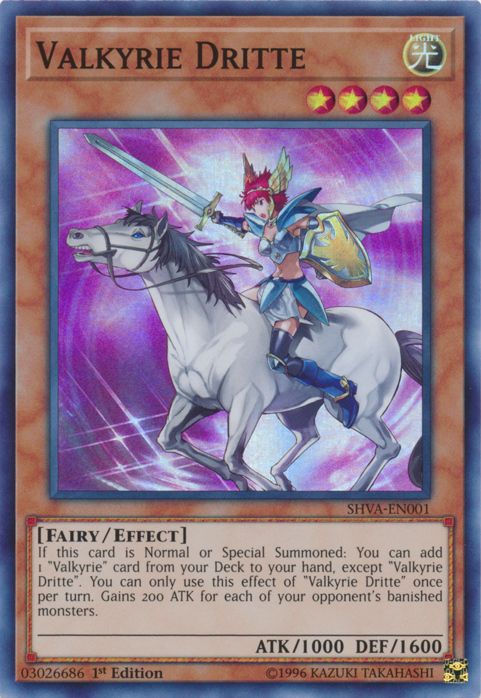 Valkyrie Dritte [SHVA-EN001] Super Rare - Card Brawlers | Quebec | Canada | Yu-Gi-Oh!