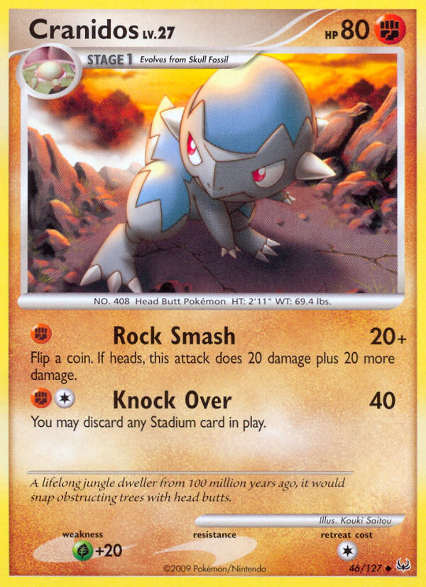 Cranidos (46/127) [Platinum: Base Set] - Card Brawlers | Quebec | Canada | Yu-Gi-Oh!