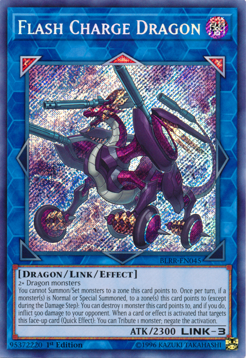 Flash Charge Dragon [BLRR-EN045] Secret Rare - Card Brawlers | Quebec | Canada | Yu-Gi-Oh!