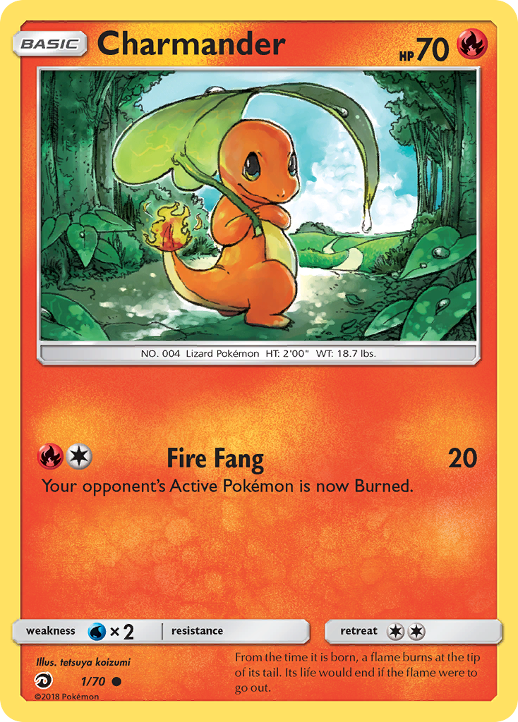 Charmander (1/70) [Sun & Moon: Dragon Majesty] - Card Brawlers | Quebec | Canada | Yu-Gi-Oh!