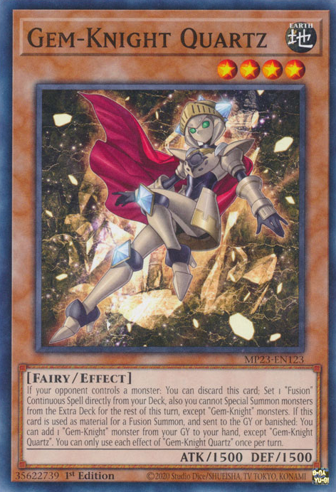 Gem-Knight Quartz [MP23-EN123] Common - Card Brawlers | Quebec | Canada | Yu-Gi-Oh!