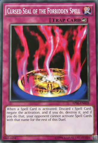 Cursed Seal of the Forbidden Spell [AP06-EN028] Common - Card Brawlers | Quebec | Canada | Yu-Gi-Oh!