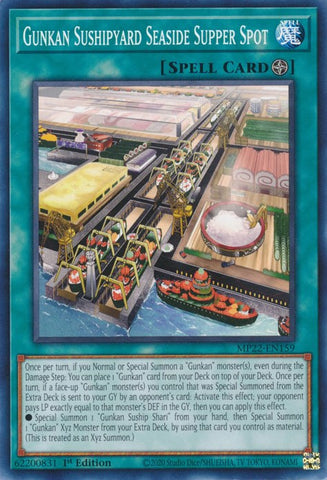 Gunkan Sushipyard Seaside Supper Spot [MP22-EN159] Common - Card Brawlers | Quebec | Canada | Yu-Gi-Oh!