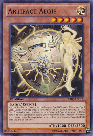 Artifact Aegis [PRIO-EN014] Common - Yu-Gi-Oh! - Card Brawlers | Quebec | Canada |