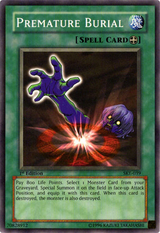 Premature Burial [SKE-039] Common - Card Brawlers | Quebec | Canada | Yu-Gi-Oh!