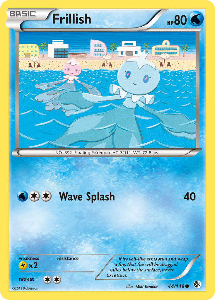 Frillish (44/149) [Black & White: Boundaries Crossed] - Card Brawlers | Quebec | Canada | Yu-Gi-Oh!