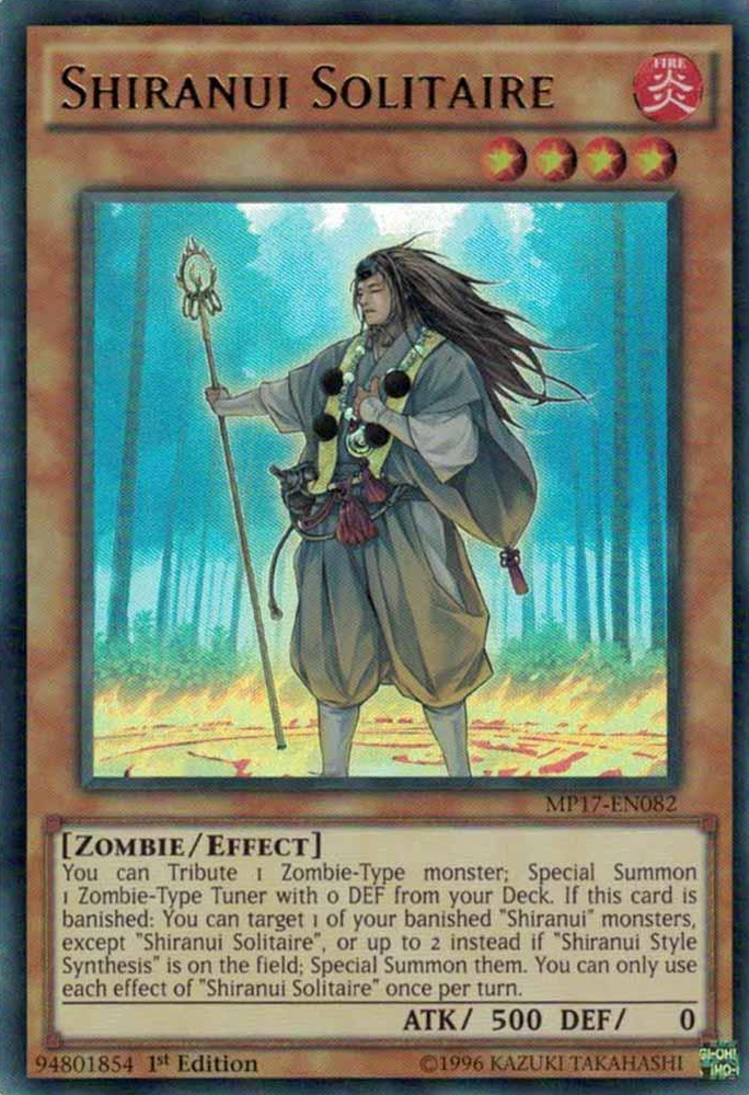 Shiranui Solitaire [MP17-EN082] Ultra Rare - Yu-Gi-Oh! - Card Brawlers | Quebec | Canada |