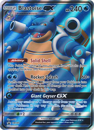 Blastoise GX (SM189) (Jumbo Card) [Sun & Moon: Black Star Promos] - Card Brawlers | Quebec | Canada | Yu-Gi-Oh!
