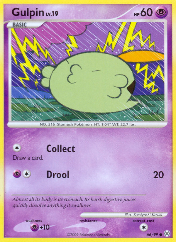 Gulpin (66/99) [Platinum: Arceus] - Card Brawlers | Quebec | Canada | Yu-Gi-Oh!