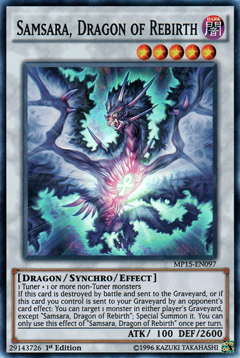 Samsara, Dragon of Rebirth [MP15-EN097] Super Rare - Card Brawlers | Quebec | Canada | Yu-Gi-Oh!