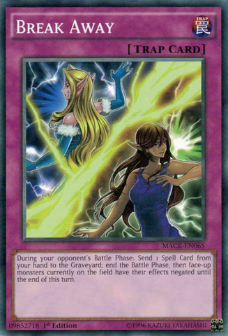 Break Away [MACR-EN065] Common - Yu-Gi-Oh! - Card Brawlers | Quebec | Canada |