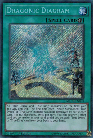 Dragonic Diagram [MACR-EN053] Secret Rare - Yu-Gi-Oh! - Card Brawlers | Quebec | Canada |