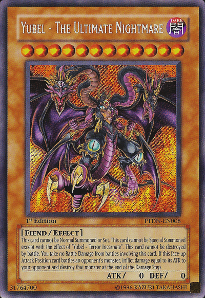 Yubel - The Ultimate Nightmare [PTDN-EN008] Secret Rare - Card Brawlers | Quebec | Canada | Yu-Gi-Oh!