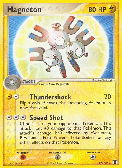 Magneton (27/112) [EX: FireRed & LeafGreen] - Card Brawlers | Quebec | Canada | Yu-Gi-Oh!
