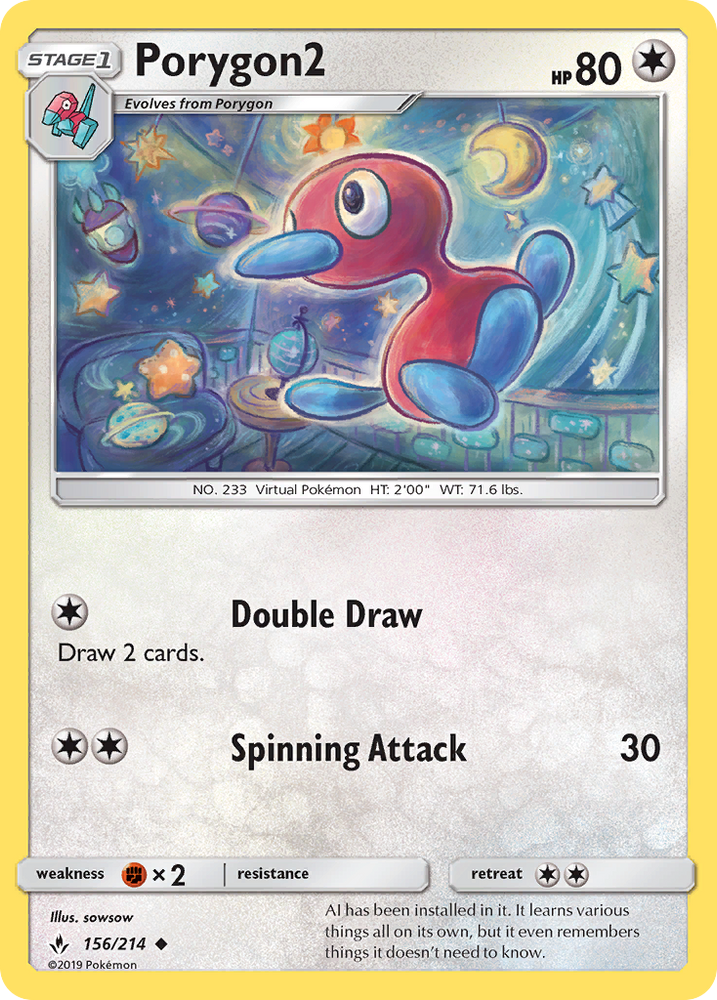 Porygon2 (156/214) [Sun & Moon: Unbroken Bonds] - Card Brawlers | Quebec | Canada | Yu-Gi-Oh!