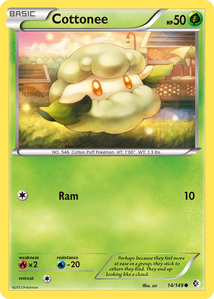 Cottonee (14/149) [Black & White: Boundaries Crossed] - Card Brawlers | Quebec | Canada | Yu-Gi-Oh!