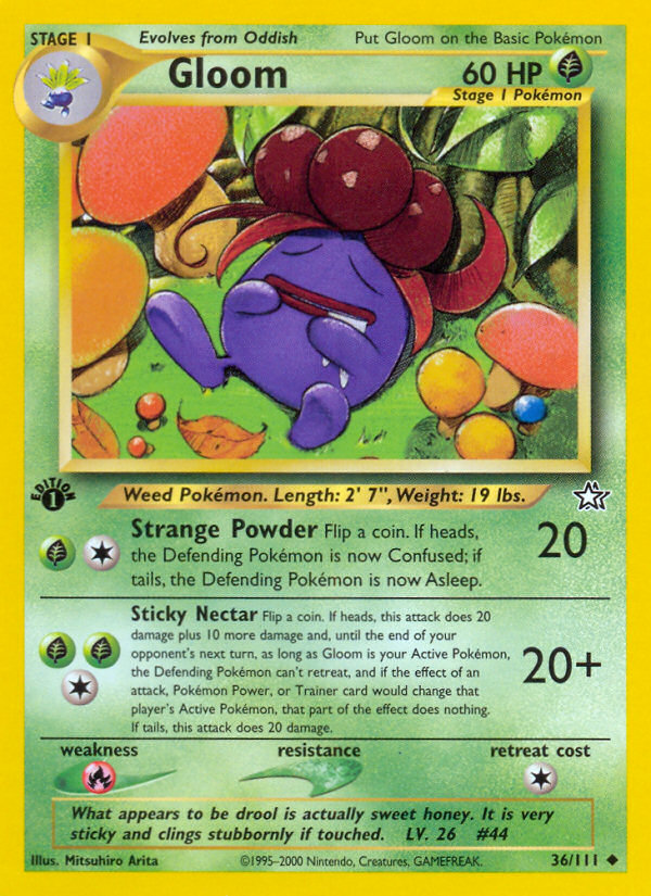 Gloom (36/111) [Neo Genesis 1st Edition] - Card Brawlers | Quebec | Canada | Yu-Gi-Oh!