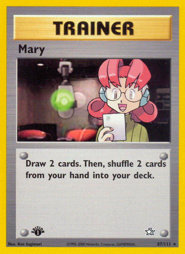 Mary (87/111) [Neo Genesis 1st Edition] - Card Brawlers | Quebec | Canada | Yu-Gi-Oh!