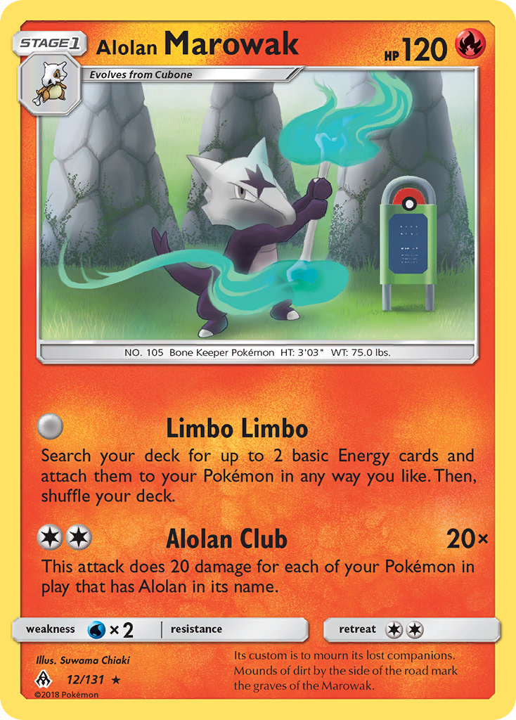 Alolan Marowak (12/131) [Sun & Moon: Forbidden Light] - Card Brawlers | Quebec | Canada | Yu-Gi-Oh!