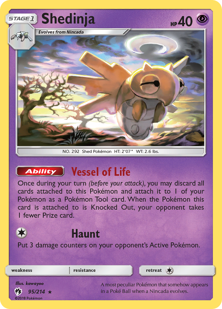Shedinja (95/214) [Sun & Moon: Lost Thunder] - Card Brawlers | Quebec | Canada | Yu-Gi-Oh!