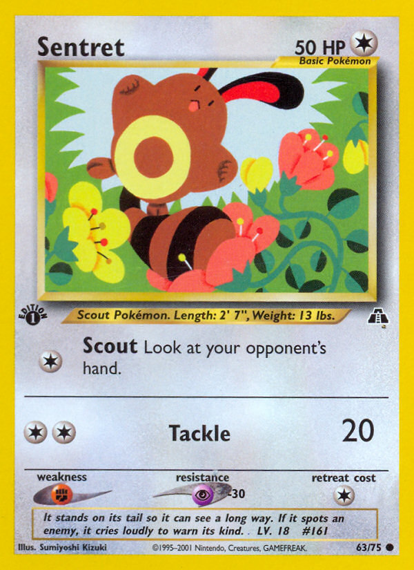 Sentret (63/75) [Neo Discovery 1st Edition] - Card Brawlers | Quebec | Canada | Yu-Gi-Oh!