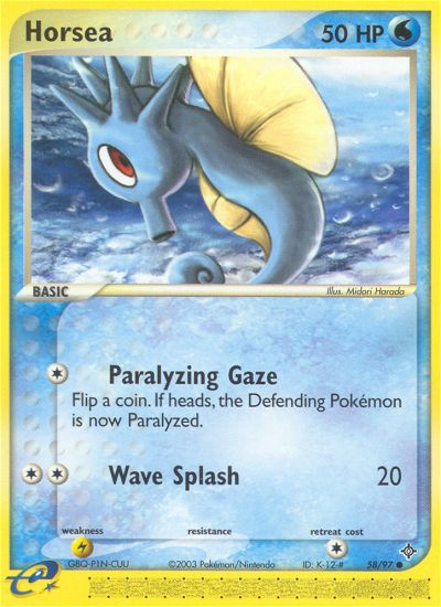 Horsea (58/97) [EX: Dragon] - Card Brawlers | Quebec | Canada | Yu-Gi-Oh!