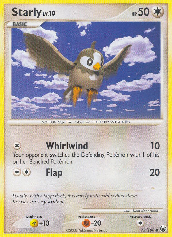 Starly (75/100) [Diamond & Pearl: Majestic Dawn] - Card Brawlers | Quebec | Canada | Yu-Gi-Oh!