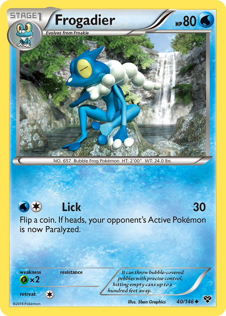 Frogadier (40/146) [XY: Base Set] - Card Brawlers | Quebec | Canada | Yu-Gi-Oh!