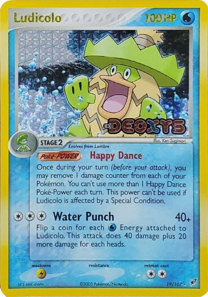 Ludicolo (19/107) (Stamped) [EX: Deoxys] - Card Brawlers | Quebec | Canada | Yu-Gi-Oh!