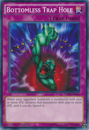 Bottomless Trap Hole [SDHS-EN038] Common - Yu-Gi-Oh! - Card Brawlers | Quebec | Canada |