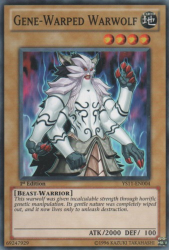 Gene-Warped Warwolf [YS11-EN004] Common - Card Brawlers | Quebec | Canada | Yu-Gi-Oh!