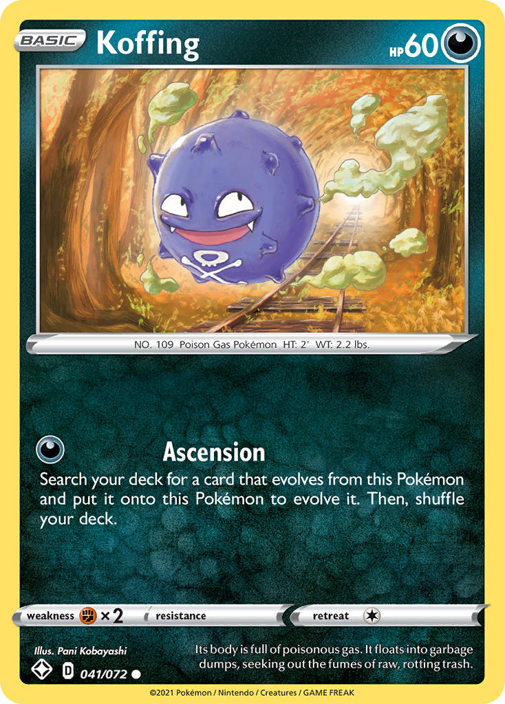 Koffing (041/072) [Sword & Shield: Shining Fates] - Card Brawlers | Quebec | Canada | Yu-Gi-Oh!