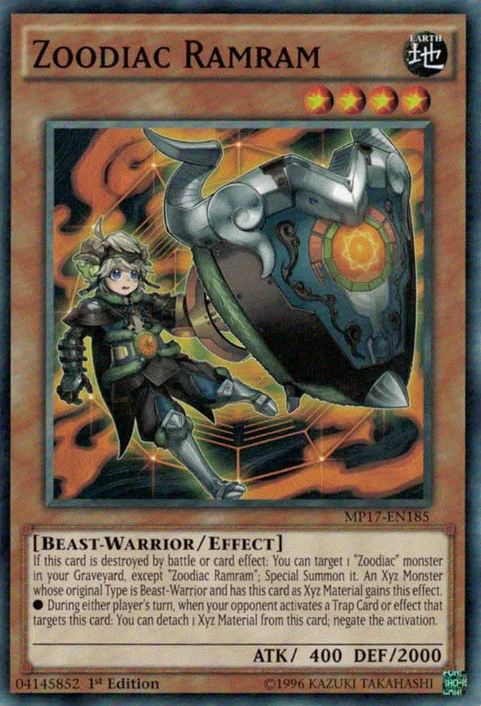 Zoodiac Ramram [MP17-EN185] Common - Card Brawlers | Quebec | Canada | Yu-Gi-Oh!