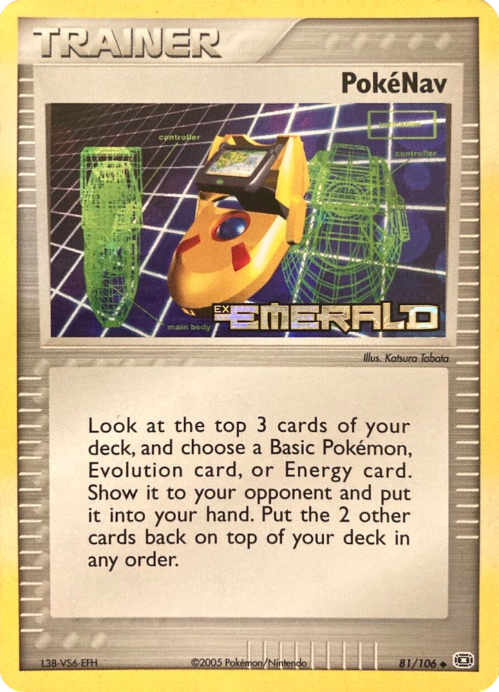 PokeNav (81/106) (Stamped) [EX: Emerald] - Card Brawlers | Quebec | Canada | Yu-Gi-Oh!