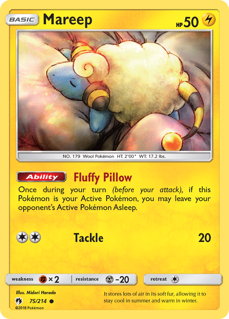 Mareep (75/214) [Sun & Moon: Lost Thunder] - Card Brawlers | Quebec | Canada | Yu-Gi-Oh!