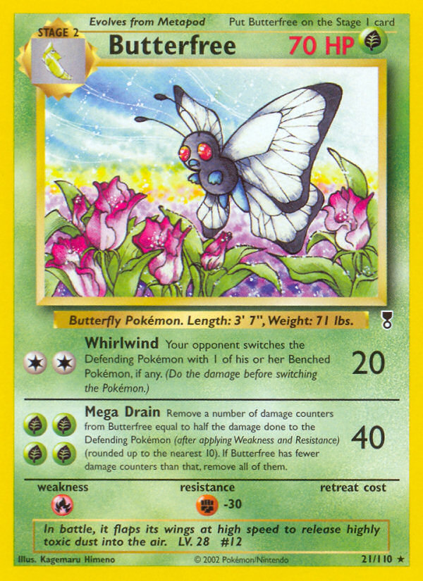 Butterfree (21/110) [Legendary Collection] - Card Brawlers | Quebec | Canada | Yu-Gi-Oh!