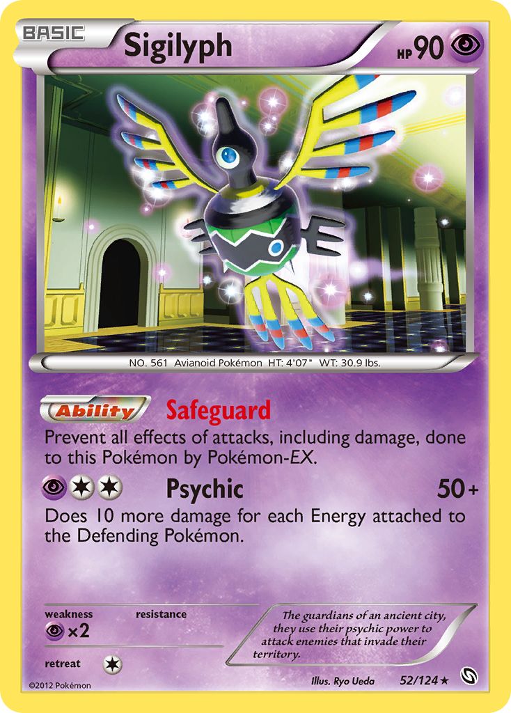 Sigilyph (52/124) [Black & White: Dragons Exalted] - Card Brawlers | Quebec | Canada | Yu-Gi-Oh!