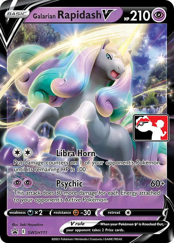 Galarian Rapidash V (SWSH111) [Prize Pack Series One] - Card Brawlers | Quebec | Canada | Yu-Gi-Oh!