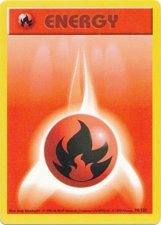 Fire Energy (98/102) [Base Set Shadowless Unlimited] - Card Brawlers | Quebec | Canada | Yu-Gi-Oh!