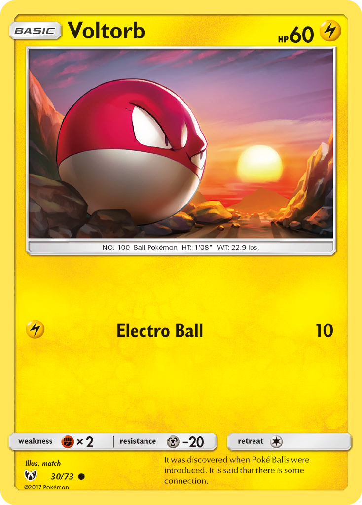 Voltorb (30/73) [Sun & Moon: Shining Legends] - Card Brawlers | Quebec | Canada | Yu-Gi-Oh!