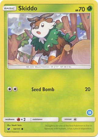 Skiddo (10/111) (Deck Exclusive #13) [Sun & Moon: Trainer Kit - Alolan Ninetales] - Card Brawlers | Quebec | Canada | Yu-Gi-Oh!
