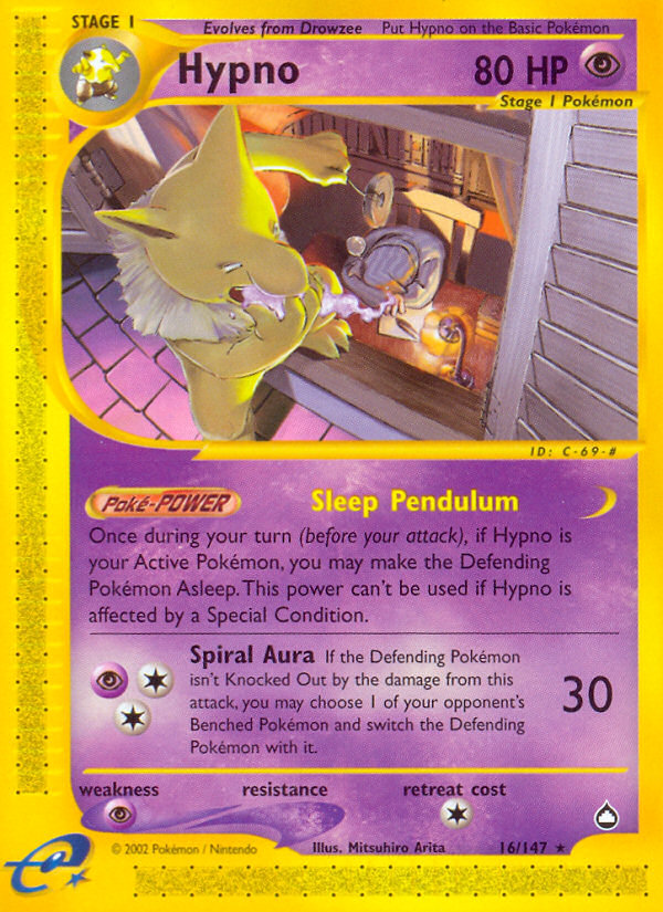 Hypno (16/147) [Aquapolis] - Card Brawlers | Quebec | Canada | Yu-Gi-Oh!