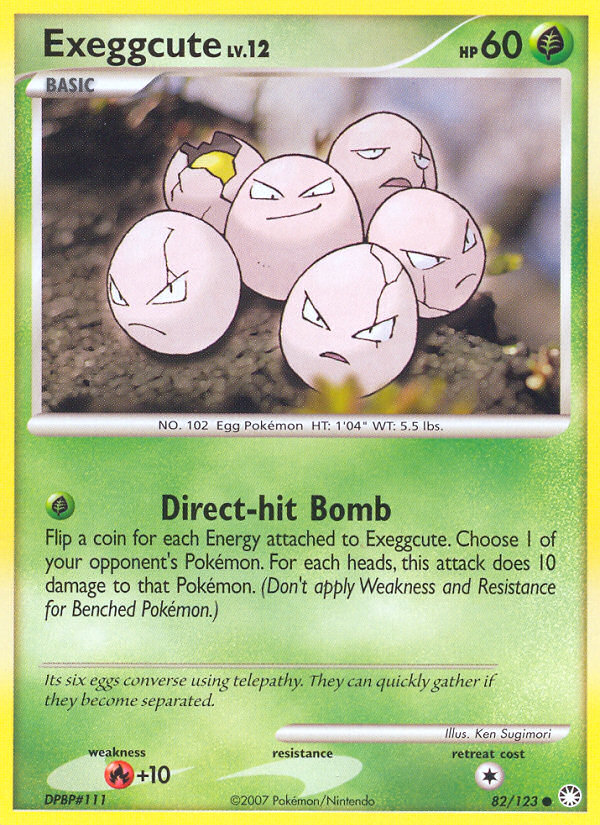 Exeggcute (82/123) [Diamond & Pearl: Mysterious Treasures] - Card Brawlers | Quebec | Canada | Yu-Gi-Oh!