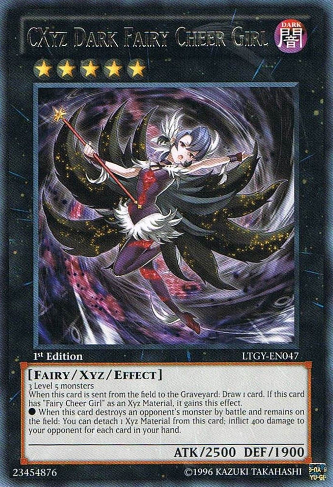 CXyz Dark Fairy Cheer Girl [LTGY-EN047] Rare - Card Brawlers | Quebec | Canada | Yu-Gi-Oh!