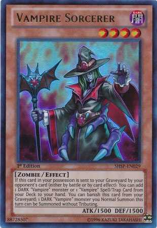 Vampire Sorcerer [SHSP-EN029] Ultra Rare - Yu-Gi-Oh! - Card Brawlers | Quebec | Canada |