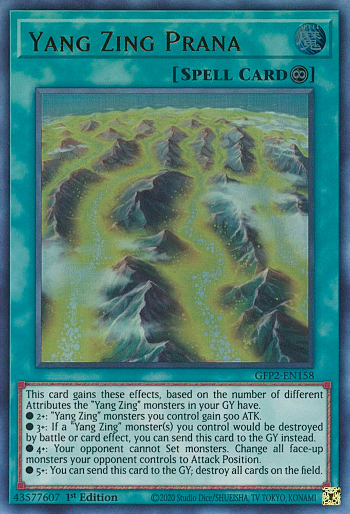 Yang Zing Prana [GFP2-EN158] Ultra Rare - Card Brawlers | Quebec | Canada | Yu-Gi-Oh!